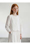 Vizyon New Season Embroidered Balloon Sleeve Girls' Shirt