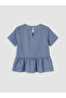 Esvab • Modern & Distinctive Zero Roba Collar Ruffled Girls' Muslin Blouse - 4