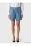 Elastic Waist Women's Jean Shorts (S6) - 2