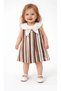 Pleated White Collar Dress - 2