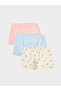 Esvab • Modern & Distinctive Girls' Boxer Shorts 3-Pack - 2