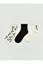 Timeless Clothing & Timeless Choices Bowknot Printed Women's Socks 3-Piece Set