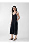 Black V-Neck Strappy Women's Jumpsuit