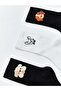 Esvab • Modern & Distinctive Dog Embroidered Women's Socks 3-Piece Set - 2