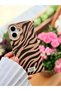 iPhone 16 Compatible Flexible Silicone Case with Zebra Design - 2