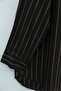 Striped Buttoned Oval Cut Linen Shirt - Brown - 5