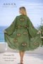 Oversize Muslin Kimono, Kaftan Women's 100% Cotton Beach and Resort Wear, Handmade Custom Design - 5