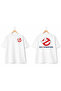 Unisex Oversize T-Shirt Ghost Printed 100% Cotton T-Shirt Comfortable Fit