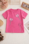 Girls' T-Shirt and Shorts Set Candy Printed Casual Comfortable Set - 2