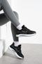 Black and White Unisex Daily Sports Shoes Light Sole Comfortable Sneaker 7655