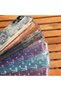 iPhone 15 Pro Compatible - Furry Bow and Heart Cover with Transparent Sides and Shiny Back Case - 2