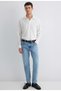 M0211623 Striped Shirt Regular Fit Men's Shirt White - 3