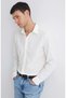 M0211623 Striped Shirt Regular Fit Men's Shirt White - 2