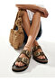 Women's Mink Double Buckle Slippers – Casual Comfortable Sole Sandals, Comfortable Summer Slippers - 4