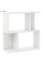 White shelf