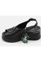 2313141Y Women's Genuine Leather Padded Sole Casual Sandals - 4