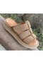 26322517 Women's Genuine Suede Leather Anatomical Ulta Comfort Sole Velcro Daily Premium Slippers