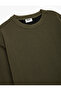 Long Sleeve Crew Neck Basic Sweatshirt - 3