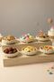 6-Piece Footed Presentation Bowl Set |   Unbreakable Appetizer, Nuts, Snack & Dessert Serving Container |   Stylish and Durable |   Beige - 2