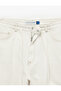 X Şahika Ercümen - Comfortable Fit Mini Shorts with Tie-Waist and Stitching Detail - 8