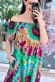 Madonna Collar Viscose Dress 6Y020 - 3