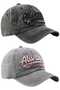 Unisex Vintage Always 75 Embroidered Adjustable Baseball Cap Hat Set of 2 - 4