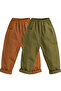 2-Pack Boys' Cotton Linen Boyfriend Pants (Khaki&Brown)