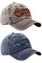 Unisex Vintage Always 75 Embroidered Adjustable Baseball Cap Hat Set of 2 - 4