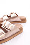 D25Yt-1445 Women's Leather Slippers - 5