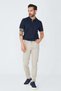 Beige Men's Gabardine Sports Pants - 6