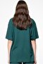 Essentials Oversize Unisex T-Shirt Unisex Cotton Oversize T-Shirt Green - 3