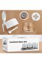 3-Piece Airtight Glass Spice Jar Set,280ml/9.9oz Seasoning Container with Spoon Lid