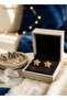 316L Gold Color Star Model Steel Earrings - 2