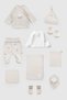 10-Piece Organic Cotton Beige Hospital Discharge Set Little Farm