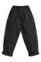 2-Pack Boys' Cotton Linen Boyfriend Pants (Black&Coffee) - 7