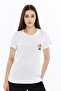 Printed Women's T-Shirt Mushroom White