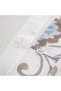 Verona Elegant Garden King Size 100% Aegean Cotton Duvet Cover Set - with Sheets - 4 Pillows Cream-Blue - 4