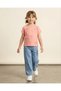 Girl's Summer Bow Embroidered Stylish Top and Wide-Leg Jeans for Ages 5-6-7-8-9-10, Holiday Outfit - 2