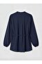 Lcw Modest Collared Gathered Blouse - 6