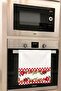 Decorative Kitchen Cotton Oven Towel with Special Pattern 35X50 cm Washable Pomegranate