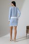 Striped Knitwear Women's Skirt – Soft Textured, Flexible Waist, Comfortable Cut, Casual and Stylish Skirt