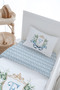 Baby Size Duvet Cover Set (100X150) - Blue Royal Series - Letter F - 5