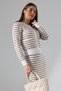 Striped Knitwear Women's Skirt – Soft Textured, Flexible Waist, Comfortable Cut, Casual and Stylish Skirt - 8