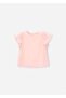 Girl's Chiffon Short Sleeve Blouse Powder 3195