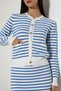 Striped Knitwear Women's Skirt – Soft Textured, Flexible Waist, Comfortable Cut, Casual and Stylish Skirt - 7
