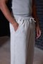 Raw-Hem Vintage Wash Wide Leg Pants - 6