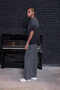 Raw-Hem Vintage Wash Wide Leg Pants - 4