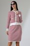 Striped Knitwear Women's Skirt – Soft Textured, Flexible Waist, Comfortable Cut, Casual and Stylish Skirt - 3