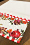 Decorative Kitchen Cotton Oven Towel with Special Pattern 35X50 cm Washable Pomegranate - 3