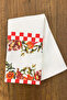 Decorative Kitchen Cotton Oven Towel with Special Pattern 35X50 cm Washable Pomegranate - 2